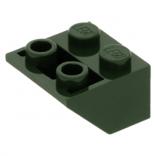 LEGO tetőelem fordított 45°-os 2×2, sötétzöld (3660)